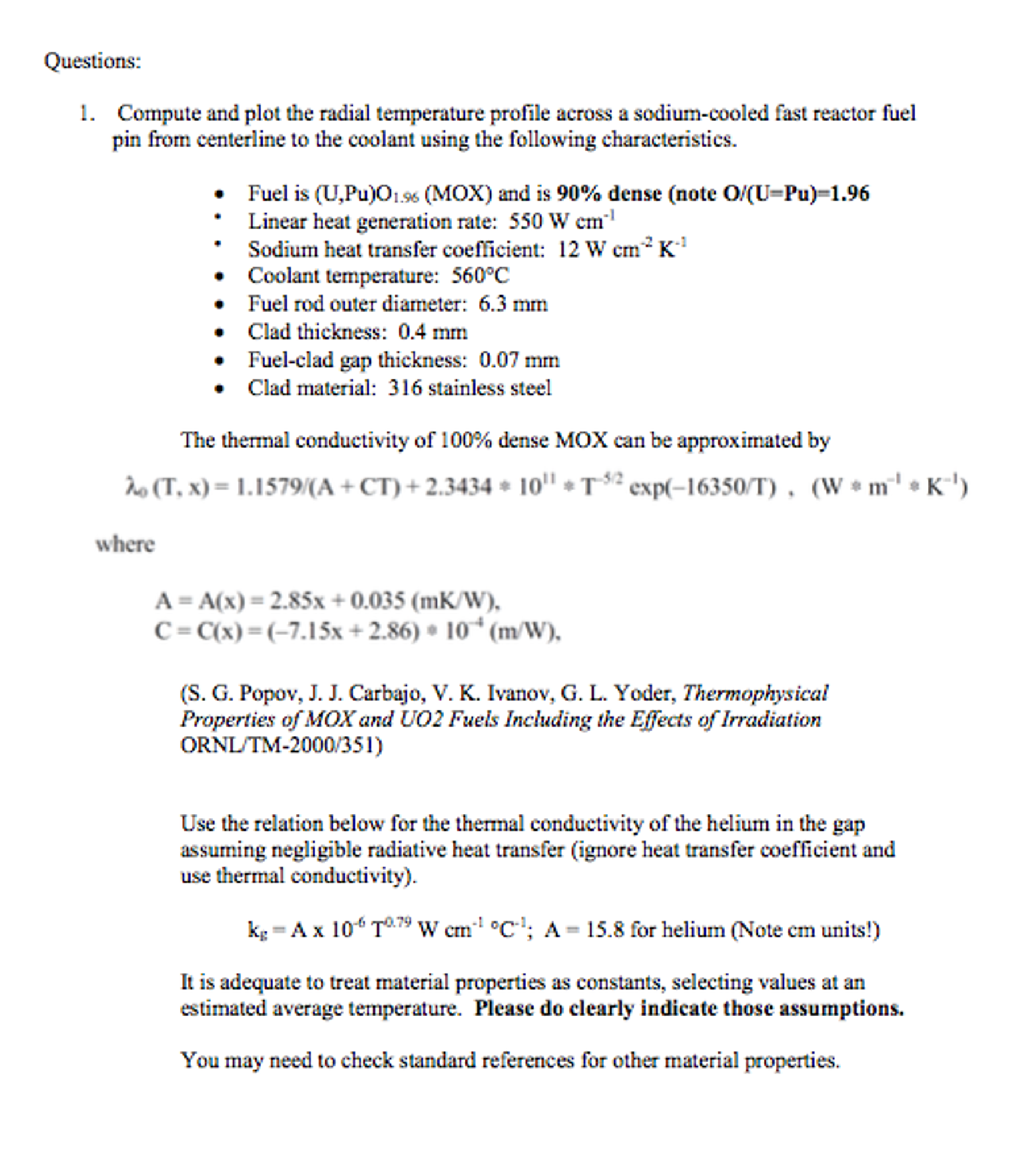 Compute and plot the radial temperature profile ac