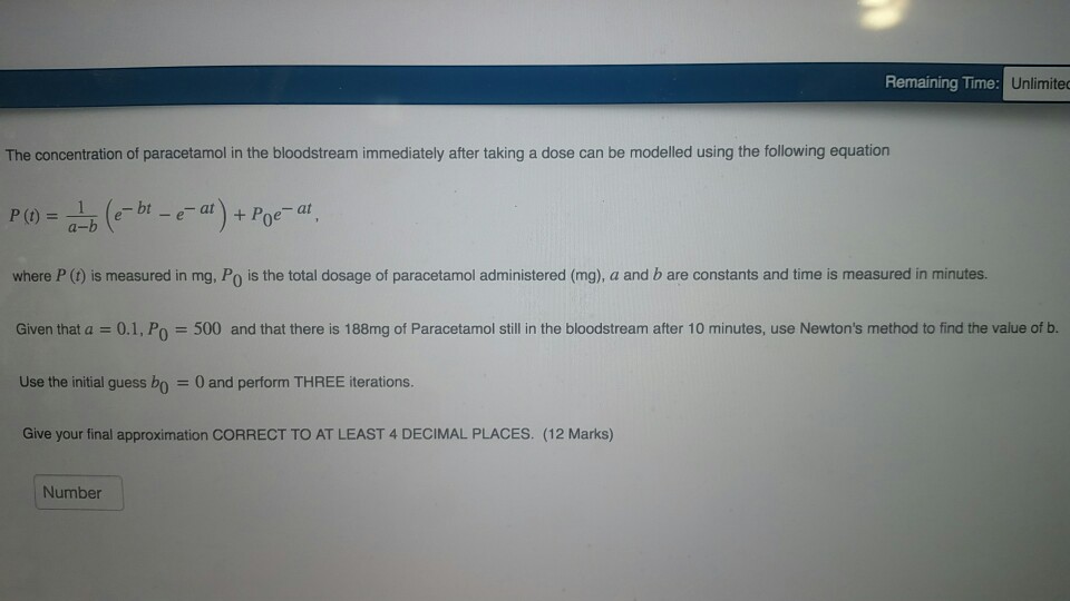 Remaining ... Concentration Unlimited The Of Solved: Time Para
