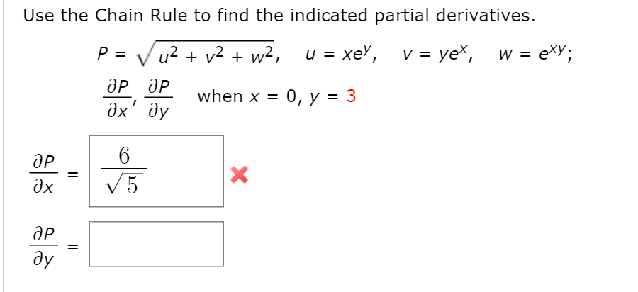 Solved Use The Chain Rule To Find The Indicated Partial D Chegg Com