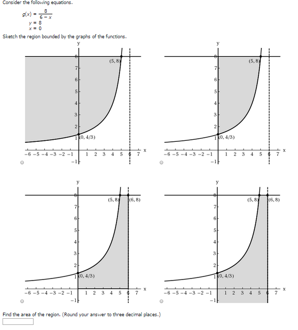 Solved Consider The Following Equations G X 8 6 X Y 8 X Chegg Com