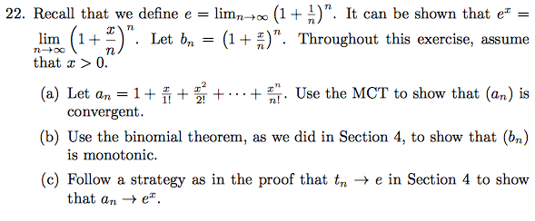 Solved Recall That We Define E Lim 1 1 N N It Can B Chegg Com