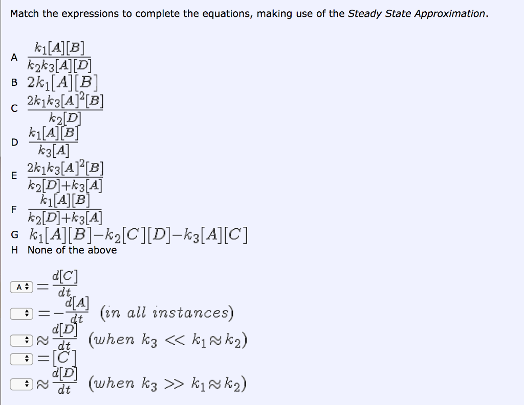 Complete the expression