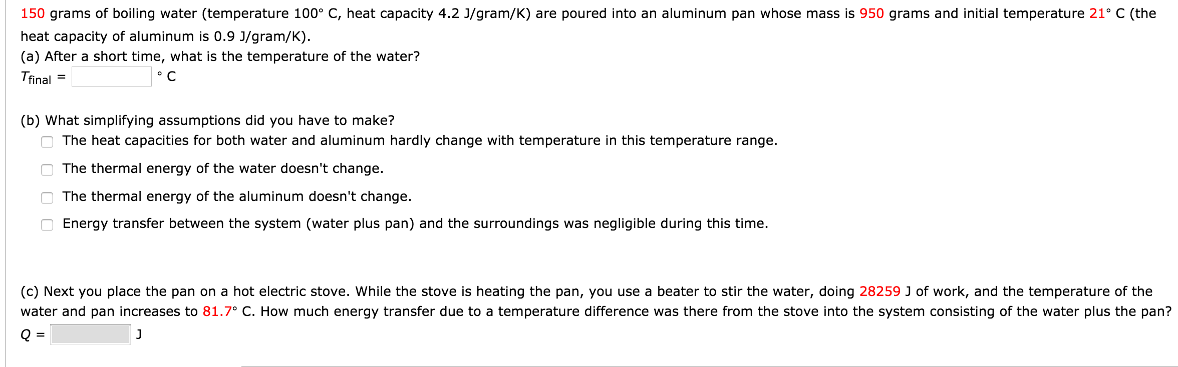 Boiling water - how much energy?