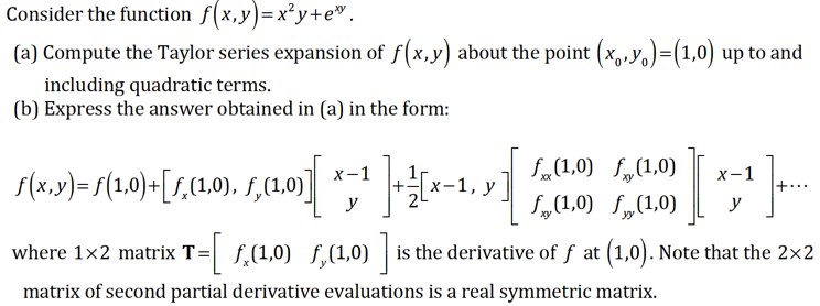 Solved Consider The Function F X Y X Y E A Compute The Chegg Com