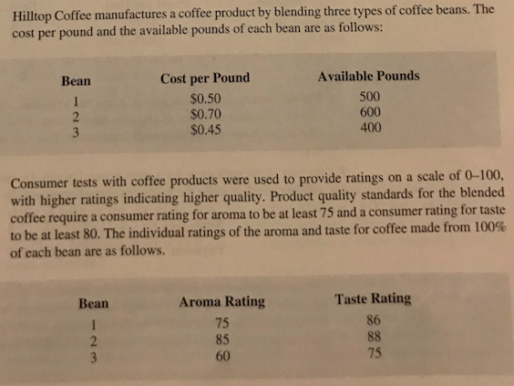 coffee bean quality scale