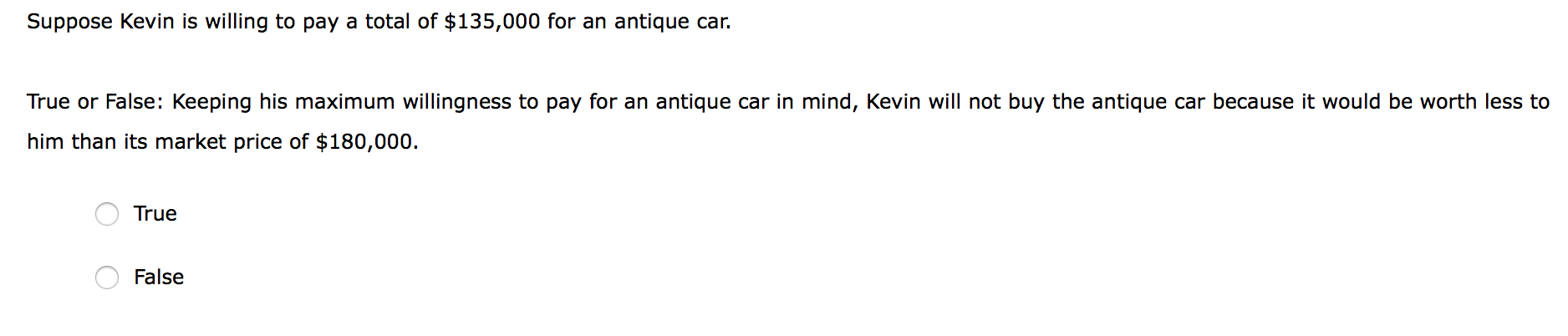 Consider The Market For Antique Cars The Market Chegg Com