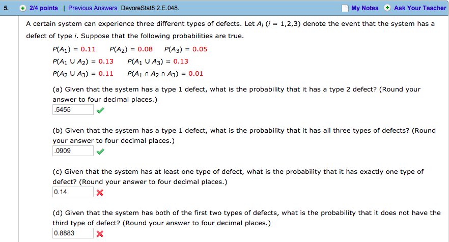 Solved A Certain System Can Experience Three Different Ty Chegg Com