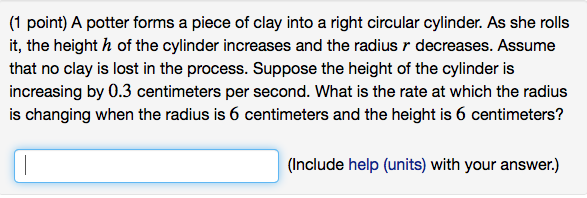 1 Point A Potter Forms A Piece Of Clay Into A Right Chegg 