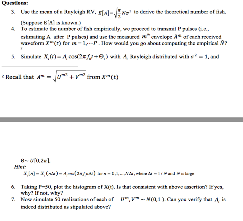 Traditionally A Fish Population Has Been Estimate Chegg Com