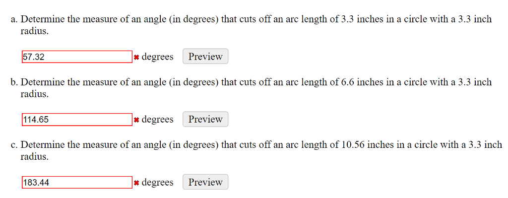 Determine The Measure Of An Angle In Degrees That Cuts Off An Determine The Measure Of An Angle In Degrees That Cuts Off An