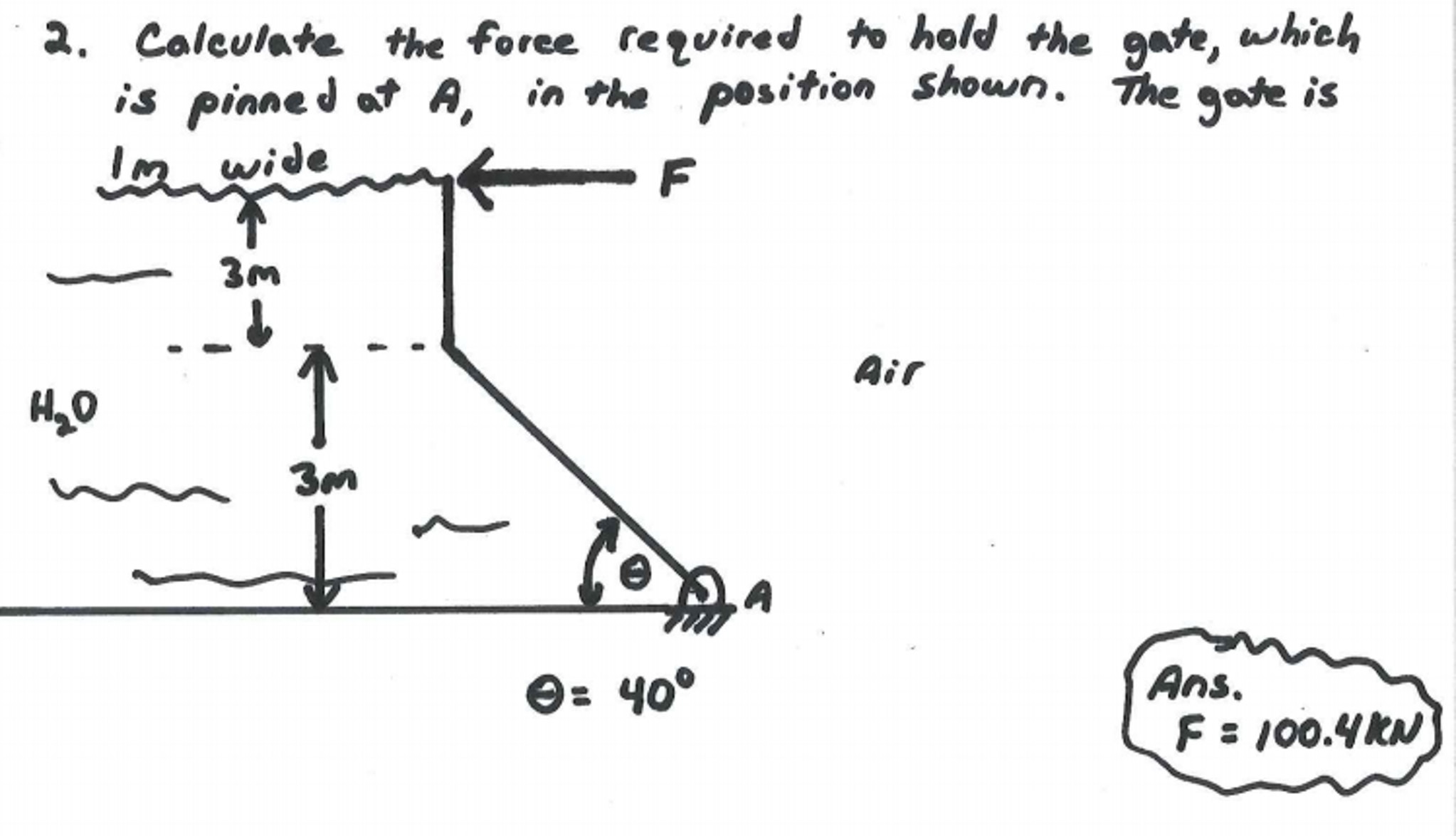 What force is required to hold a marble slab weighing 1 ton in water 80 What force is required to hold a marble slab weighing 1 ton in water 34