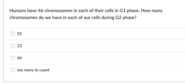 solved humans have 46 chromosomes in each of their cells