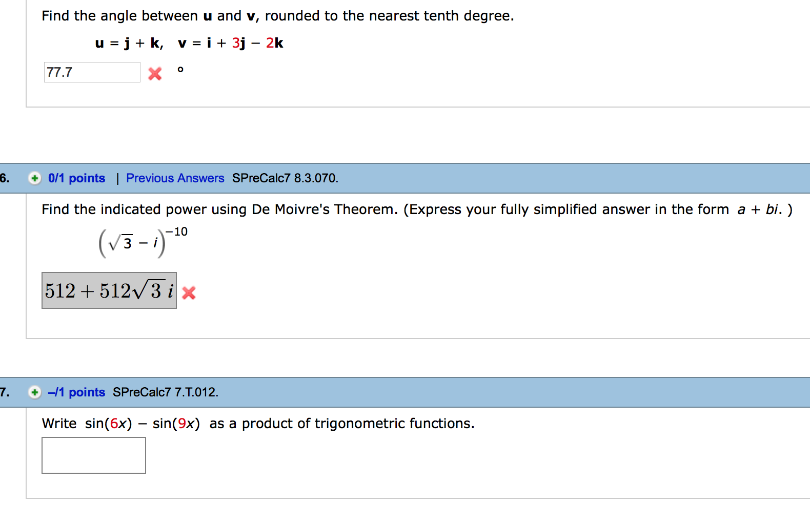 Solved Find The Angle Between U And V Rounded To The Nea Chegg Com