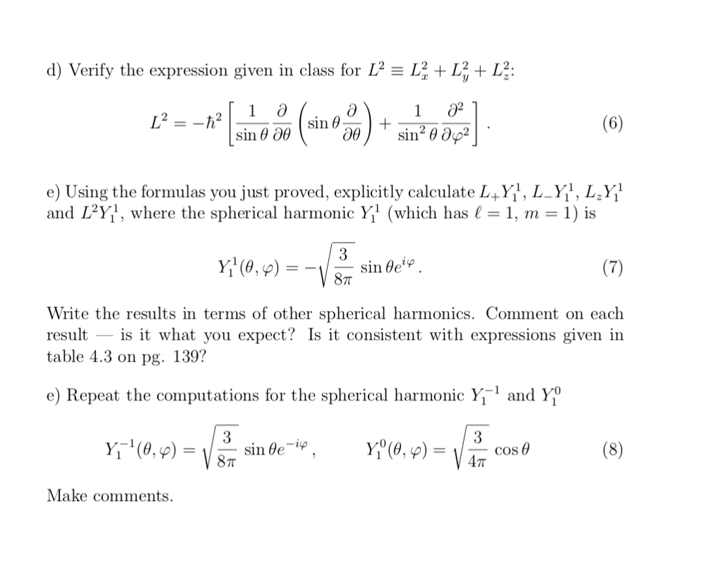Solved A Practice With Angular Momentum Operators The R Chegg Com