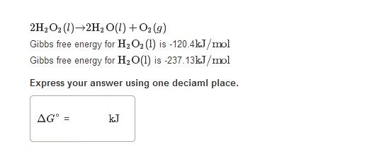 Энергия гиббса h2o