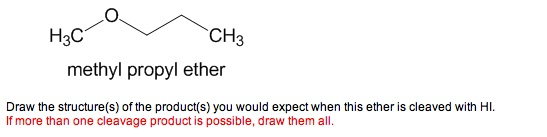 Predict The Products Of The Following Ether Cleavage Chegg 