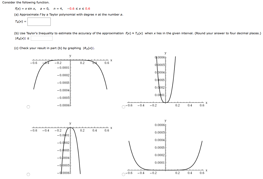 Solved Consider The Following Function F X X Sin X A Chegg Com