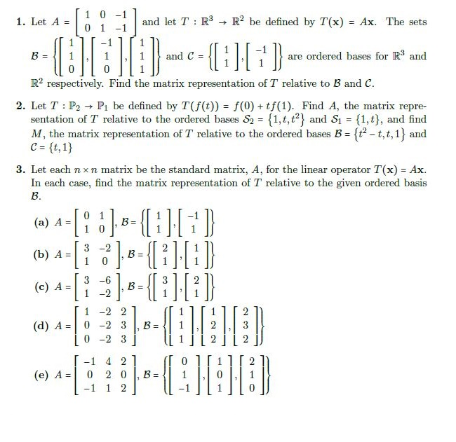 Let A 1 0 1 0 1 1 And Let T R 3 Rightarrow Chegg Com