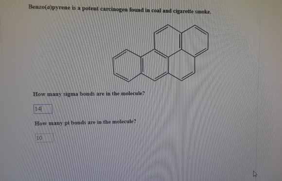 Solved Benzo(@)pyrene is a potent carcinogen found in coal