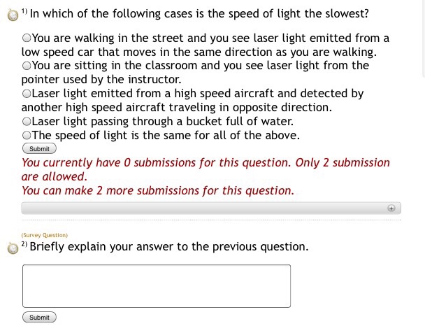 speed of laser light