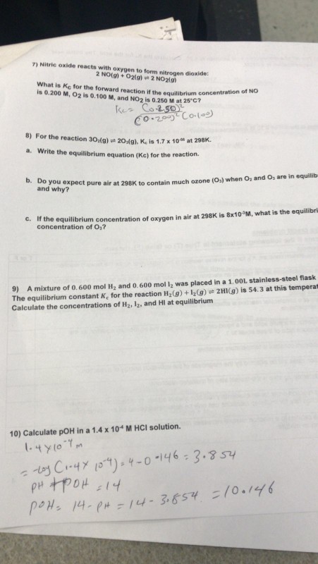 Solved 7 Nitric Oxide Reacts With Oxygen To Form Nitroge Chegg Com