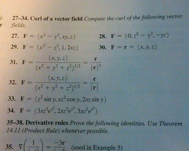 Solved Curl Of A Vector Field Compute The Curl Of The Chegg Com