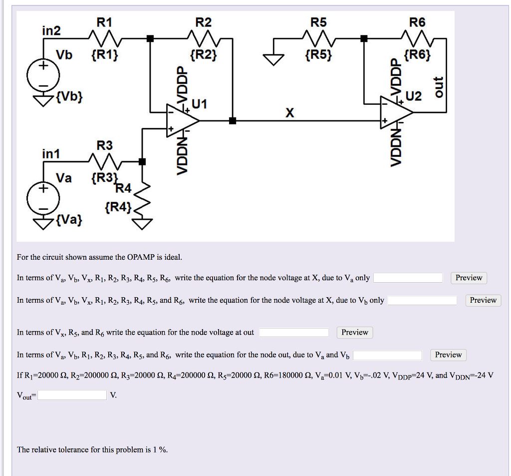 Solved R1 R2 R5 R6 In2 Vb R1 R21 Fr5 Fvb U2 O R3 In1 Chegg Com