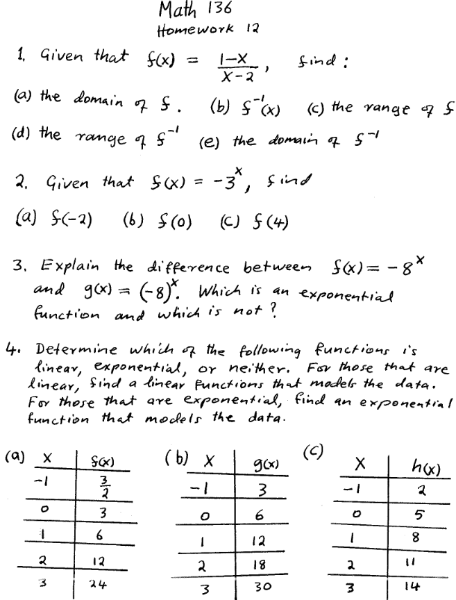 Solved Math 136 L Given That Sx 1 X Sind A The Domain Chegg Com