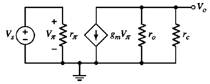 Solved What Is The Gain Vo Vs Of The Following Small S Chegg Com