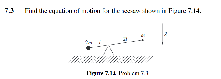 seesaw motion