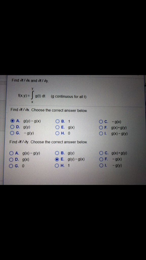 Solved Find Partial Differential F Partial Differential X Chegg Com
