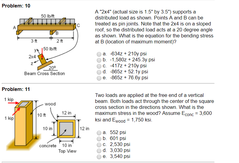 Solved Problem 10 A 2X4 Actual Size Is 1 5 By 3 5 Chegg Com   Media C19 C197b548 9568 44df Bfeb E65ffb3c0bc0 PhpmgHiAG 