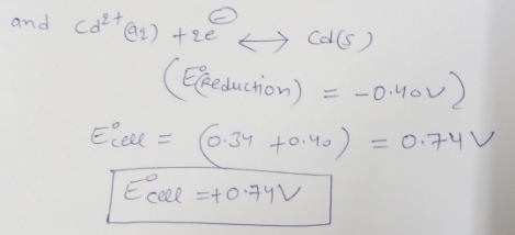 Question & Answer: In the voltaic cell shown in the following figure, the concentrations of Cu^2+ and Cd^2+ are..... 2