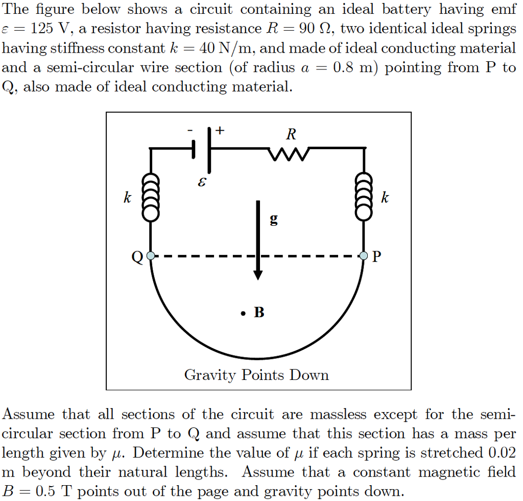 Question: The figure below shows a circuit containing an ideal battery having emf E 125 V. a resistor havin.