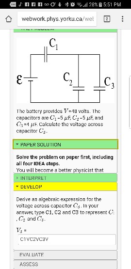 Solved 公 Webwork Phys Yorku Ca Wet The Battery Provlde Chegg Com