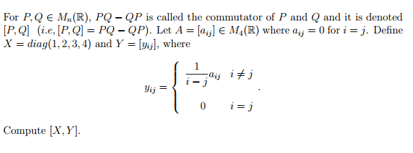 For P Q Epsilon M N R Pq Qp Is Called The Chegg Com