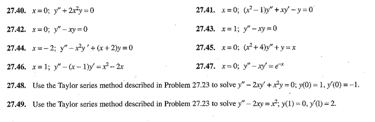 Solved 27 40 X 0 Y 2xy 0 27 42 X 0 Y Xy 0 27 43 Chegg Com