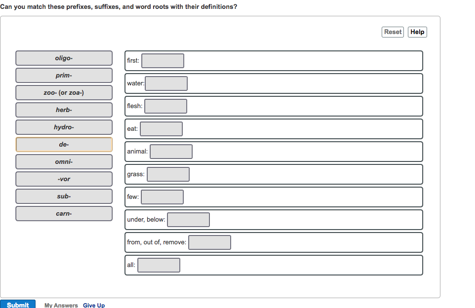 Can You Match These Prefixes Suffixes And Word Chegg 