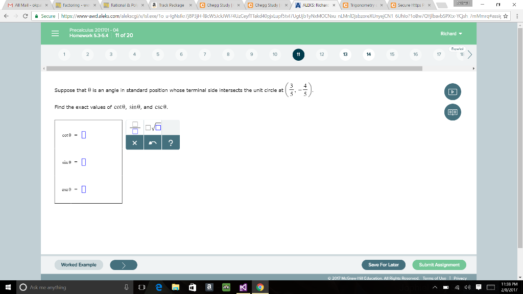Solved: Track Package X C Chegg Study X C Chegg Study Secu... | Chegg.com