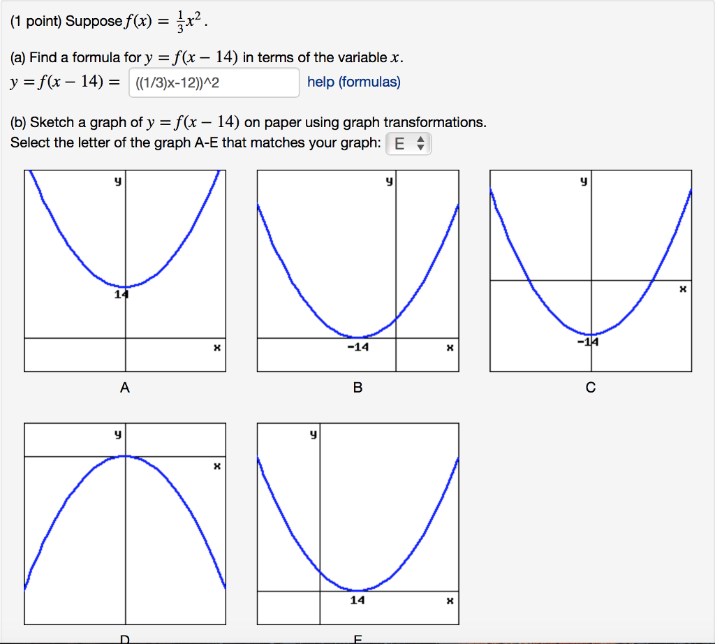 Solved Suppose F X 1 3 X 2 A Find A Formula For Y Chegg Com