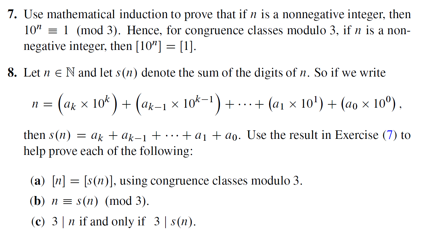 Solved Use Mathematical Induction To Prove That If N Is A Chegg Com