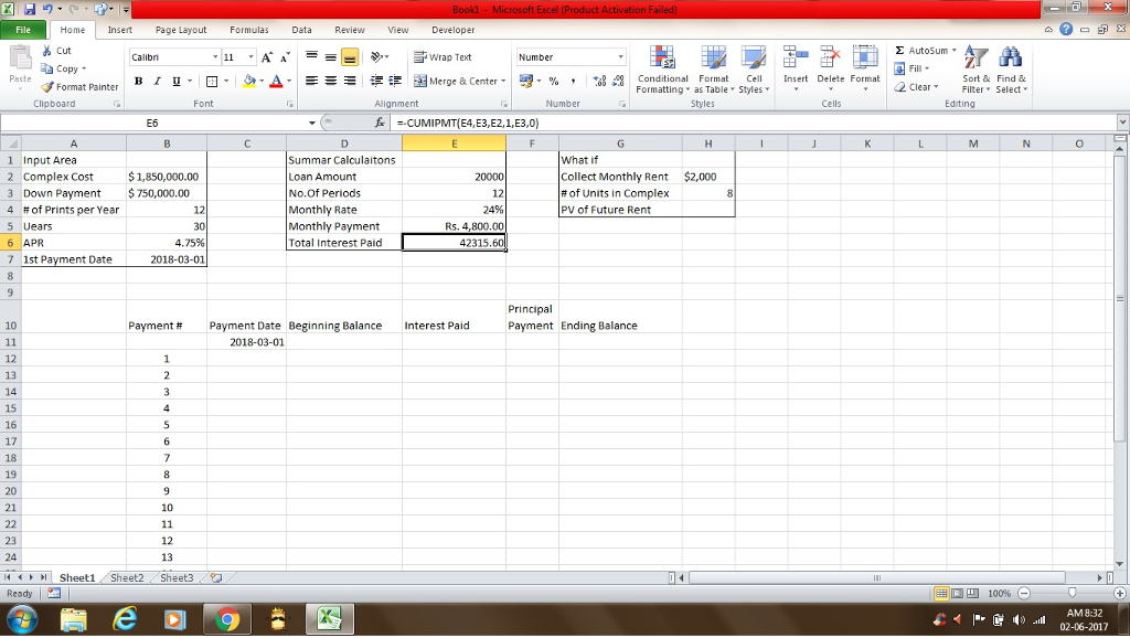 Answered! Hello, Please see excel questions below, I'm looking for help with formulas. Thank you.... 2