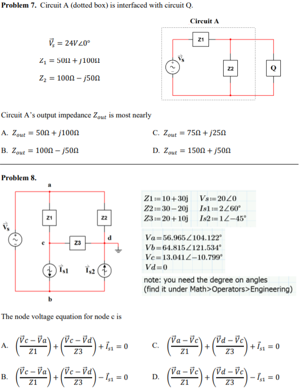 Solved Problem 5 The Impedance Z 25 J50 Looks Like Chegg Com