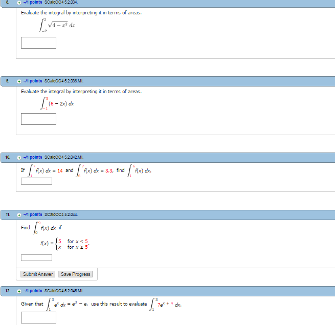 Evaluate The Integral Interpreting It In Terms Of Chegg 