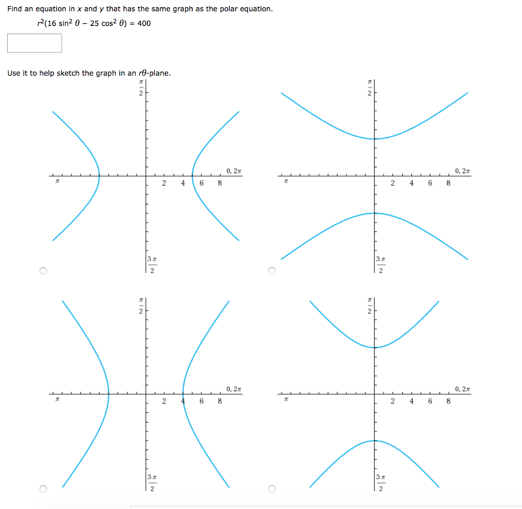 Solved Find An Equation In X And Y That Has The Same Grap Chegg Com