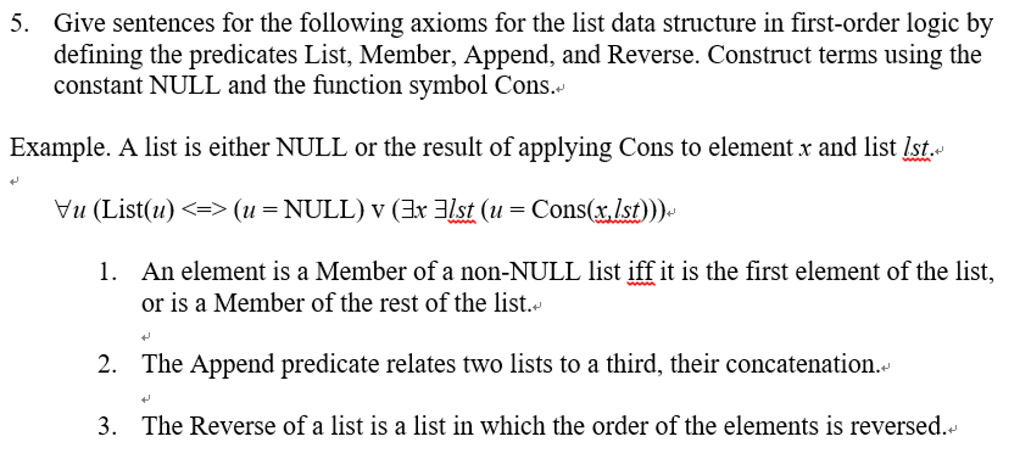 first order logic examples answers Solved: translate from english to first-order logic use s.