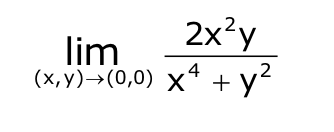 Solved Lim X Y Tends To 0 0 2x 2y X 4 Y 2 Chegg Com