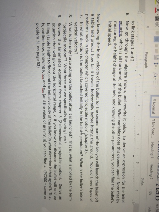 Inelastic collisions homework picture