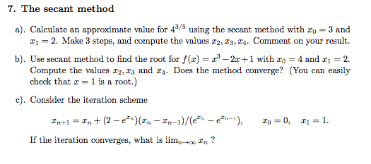 A Calculate An Approximate Value For 4 3 5 Using Chegg Com