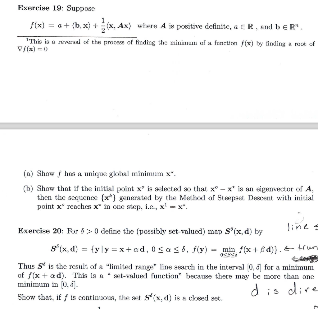 Exercise 19 Suppose F X A B X 1 X Ax Chegg Com